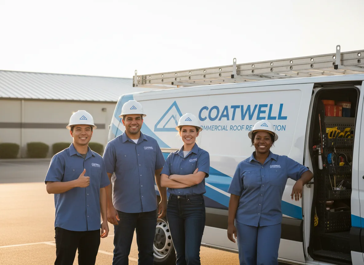 Commercial roof coating company in Milano, TX